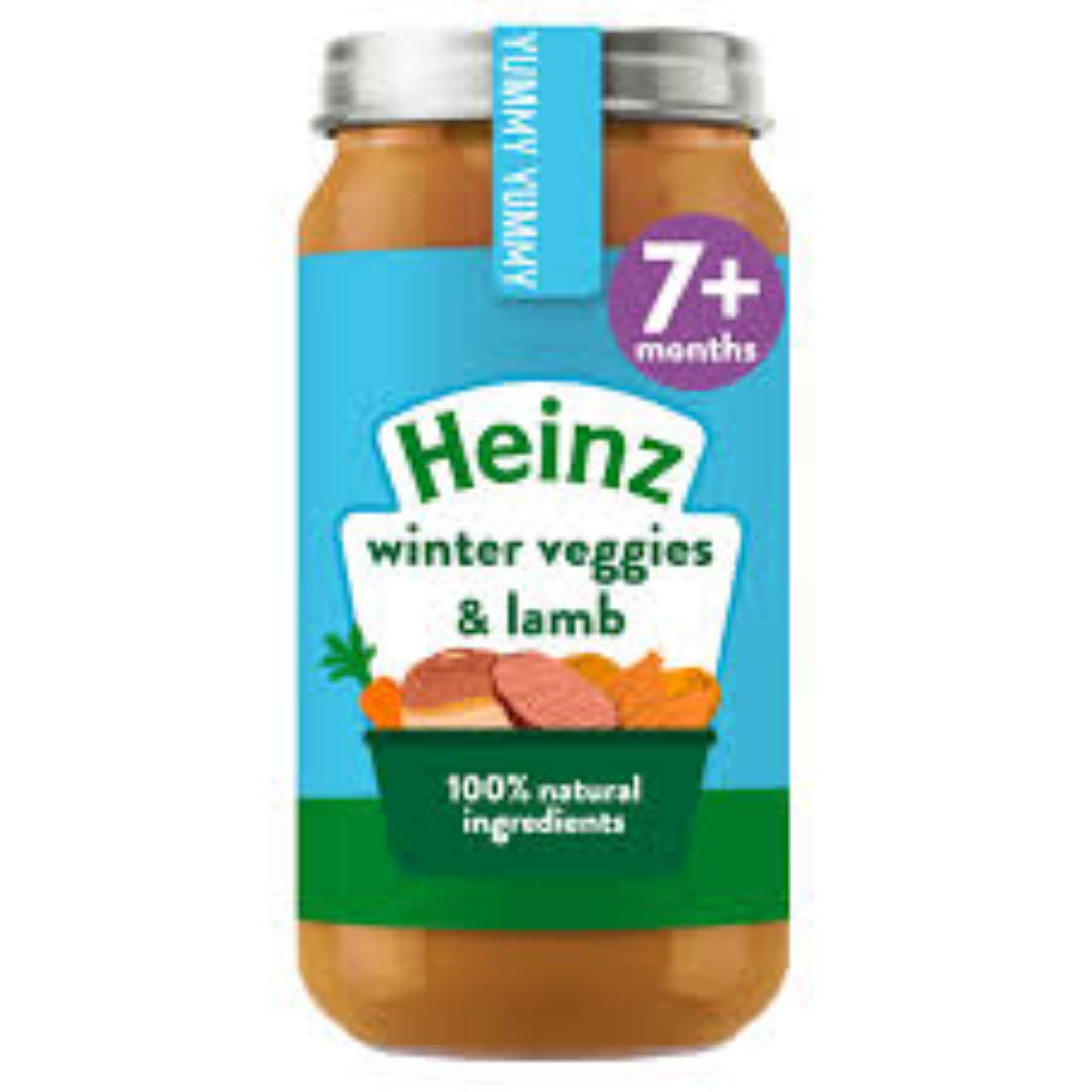 HEINZ WINTER VEGGIES N LAMB BABY FOOD 200G